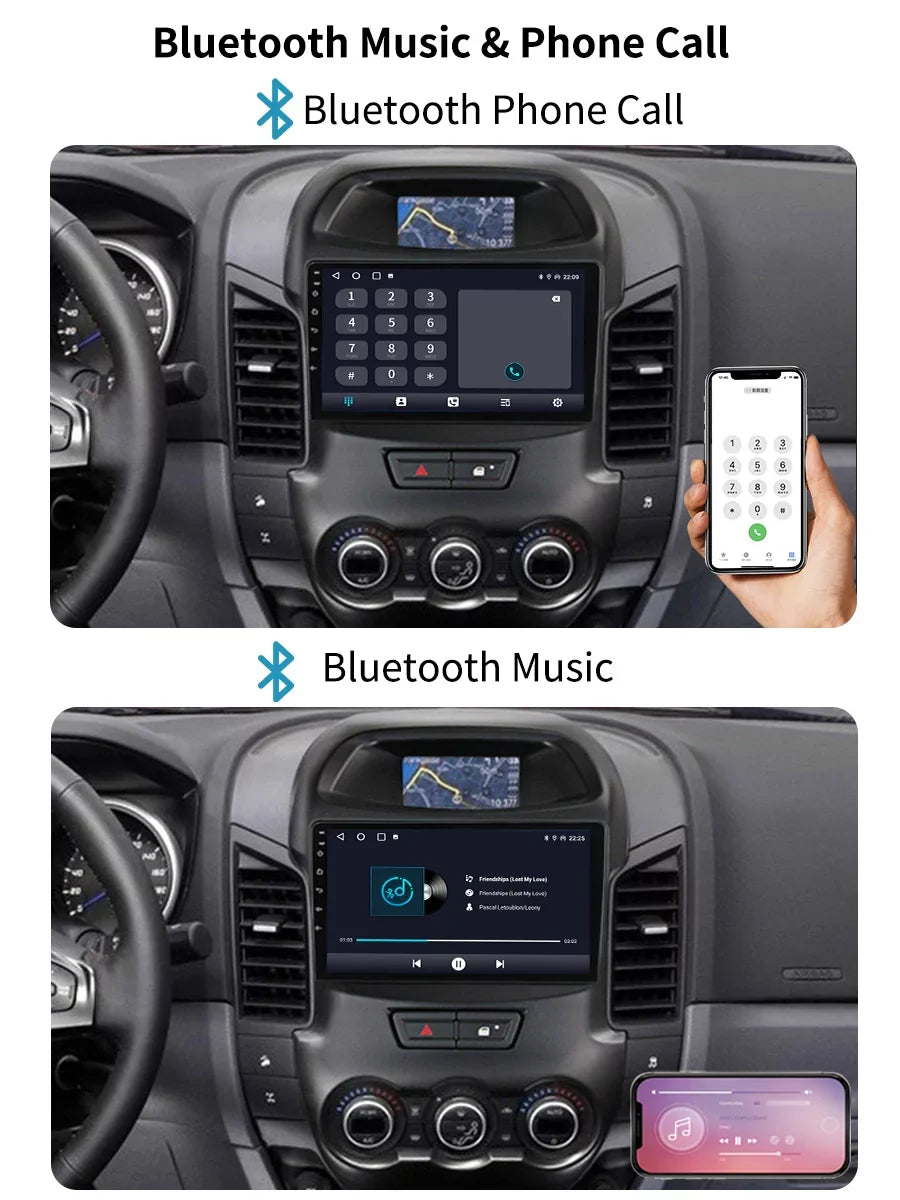 Auto Carplay inch Player Multimedia Bluetooth Stereo - GPS Android 2011 2016 Ranger Screen Radio Android Car 9 For Navi With
