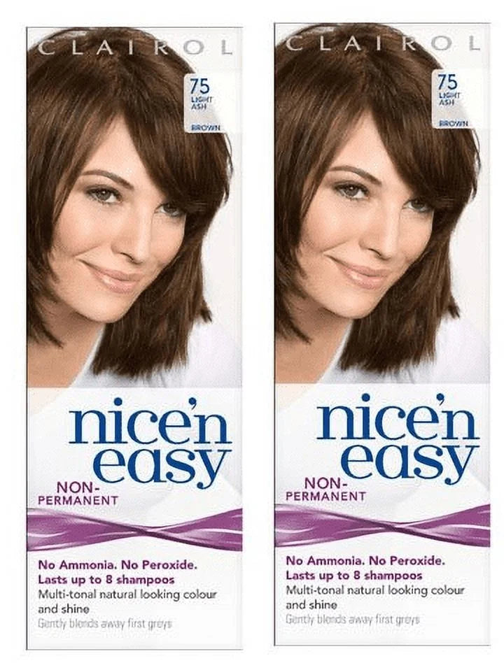 Loving Light Hair of n' 2) + #75 Brown Blender (Pack Care Stick, Pcs Makeup 12 Color UK Easy Ash Clairol Nice