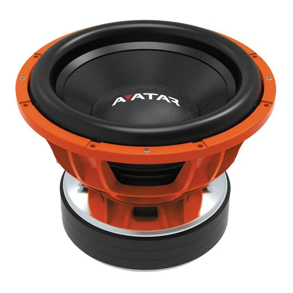 Audio Avatar Bass Car 15" Subwoofer 7599 Orange SVL-1547-D2 Watts 2-Ohm Peak