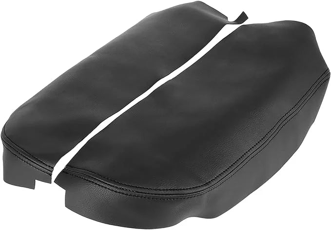 AUTOHAUX Replacement Console Microfiber Lid Center Black for Included Pair Not Armrest Box Cover MDX Car Protector Acura Armrest 2007-2013 Lid Seat Leather X