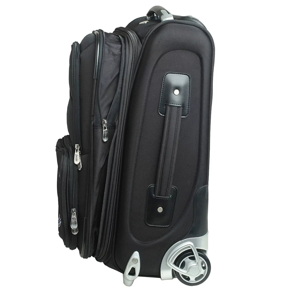 Philadelphia Eagles 21" Carry-On Softside MOJO Rolling Black Suitcase