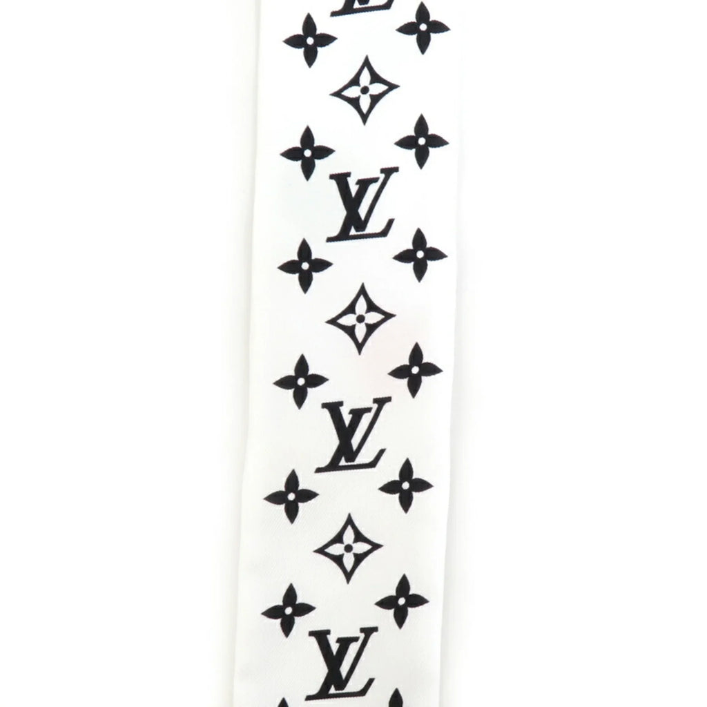 White BB YK Scarf LV Multicolor Women's Bandeau Painted x Dot Pre-Owned Muffler (Good) M78284 Silk