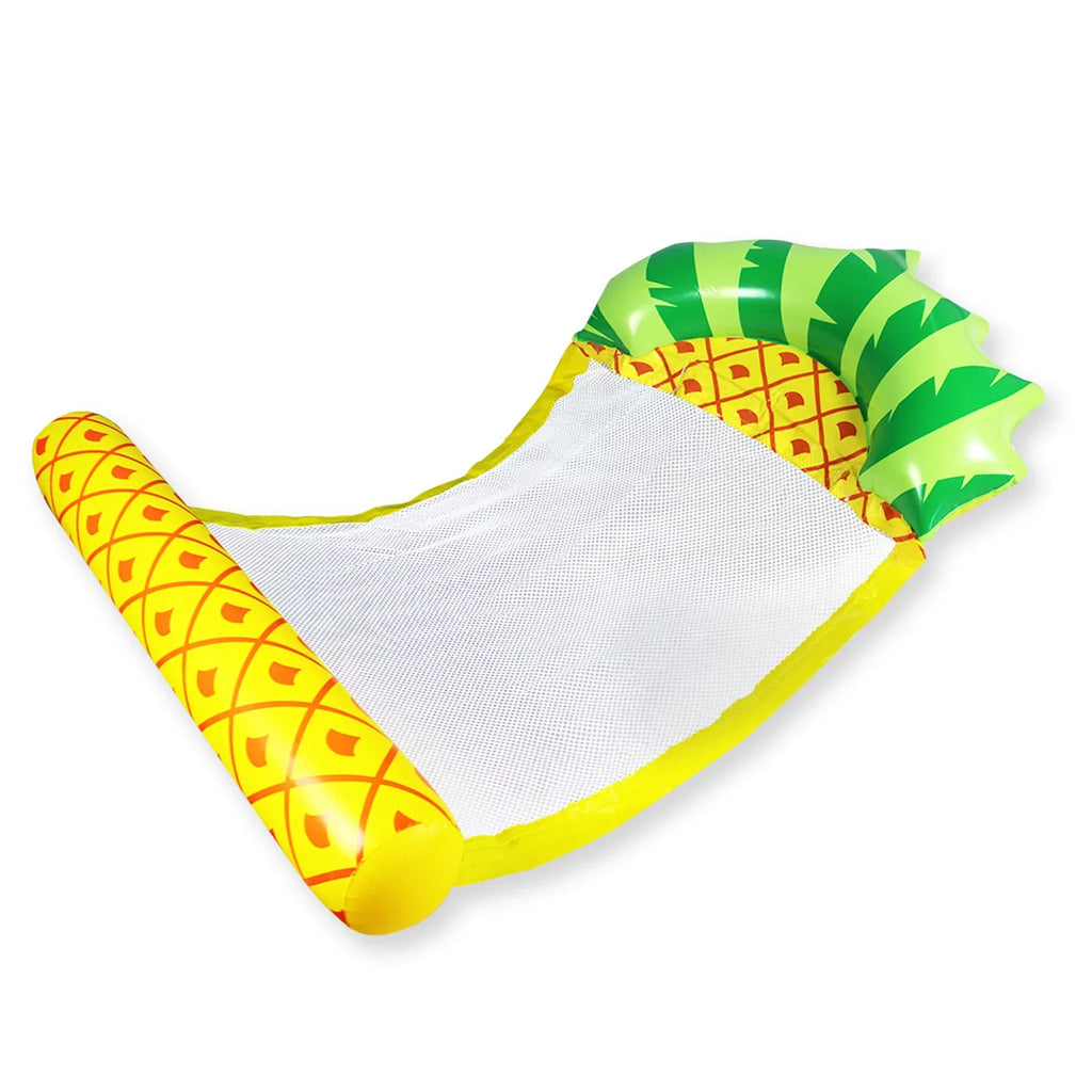Raft-Pineapple Hammock Float Inflatable Adult Comfortable liquid Swimming Float liquid Hammock Pool Zoey Swimming Multi Purpose Float Lounger, Lounge, Pool Pool