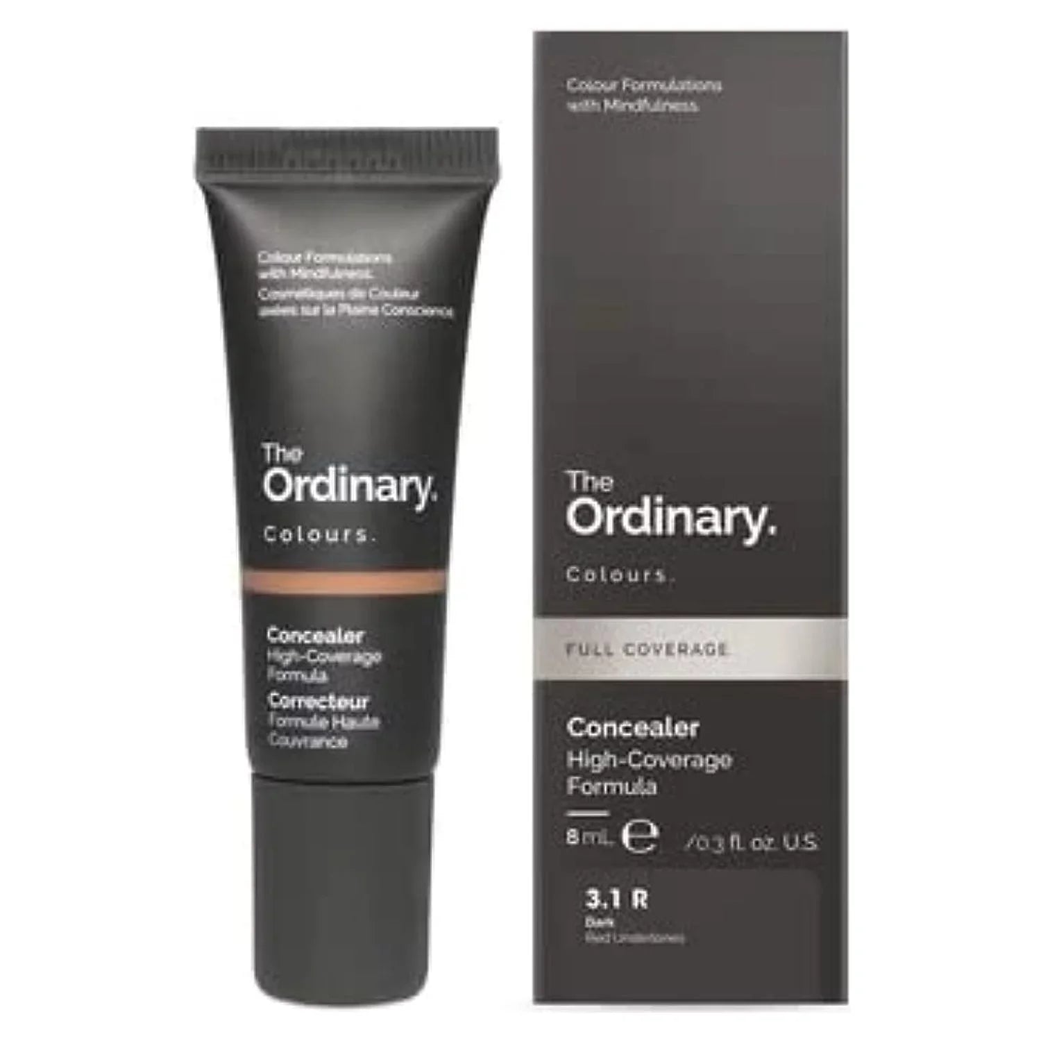 Dark 3.1R The Red (8 Colours. 0.3 oz. Ordinary. Full fl. Concealer, Undertones, Coverage, mL)