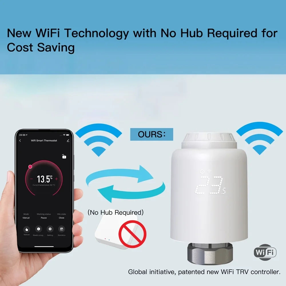 With App Compatible App Pristin Buzhi Valves Dsfen Valves Valves Dazzduo Temperature Compatible Compatible Wifi Thermostat,Temperature Dazzduo Temperature App Buzhi