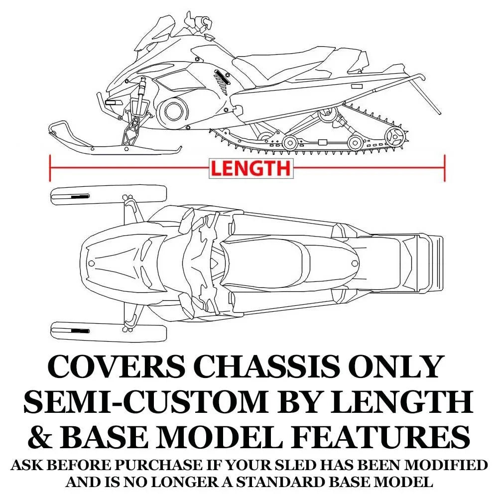 for model Cover Trailerable Ski UP LIMITED Sled snowmobile Machine 600 Gear Snow Compatible 600 Denier Snow SDI, Doo 2004-2004 Bombardier 1 GSX