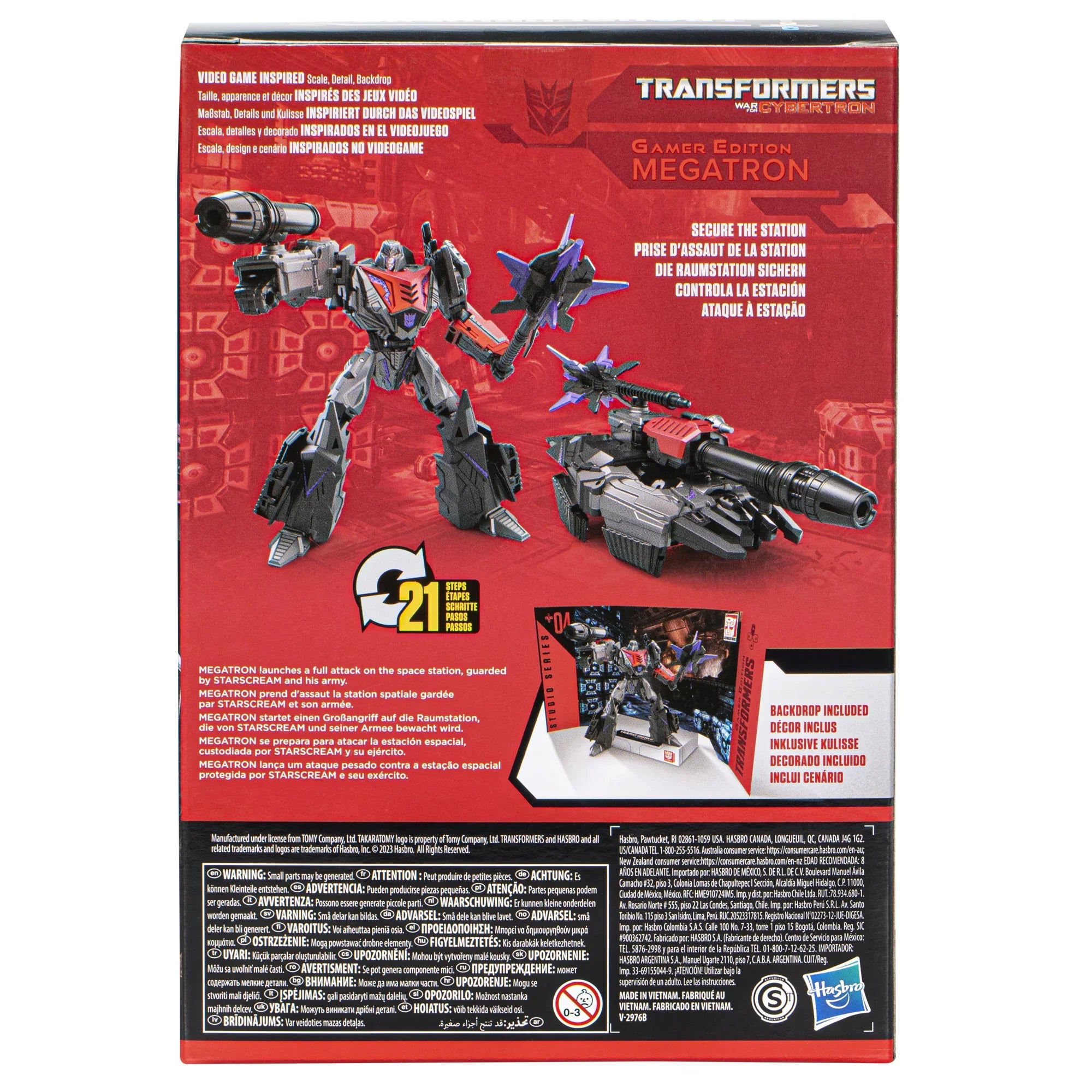 Transformers Action Megatron Studio Gamer Figure Voyager 04 (6.5”) Edition Converting Series