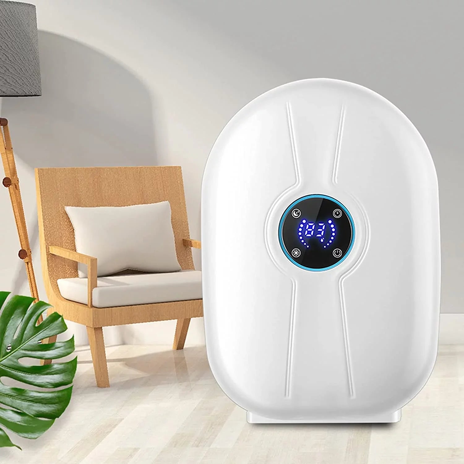 Oukaning Portable Dryer Dehumidifier Mini Air 22W Machine 500ml Home Bedroom Basement