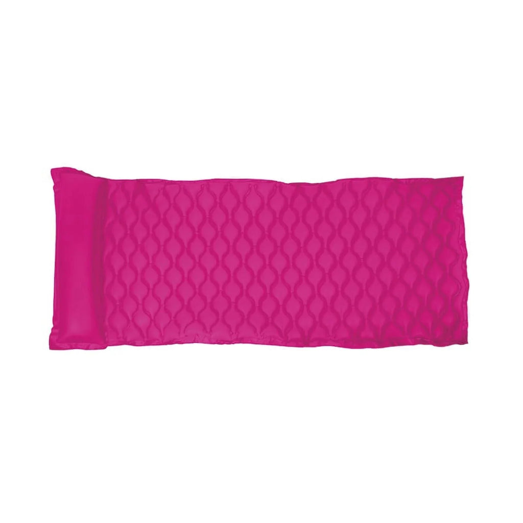 85" Roll 1-Person Air Pool Inflatable - 'N' Go Mattress Pillow with Swimming Pink