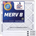 Filter x MADE MERV USA Air 28 Filter Filters HVAC x Furnace | King Actual Pleated dimension: IN 9.5x28x1 | | | 8 4-PACK 9.5 .75" A/C