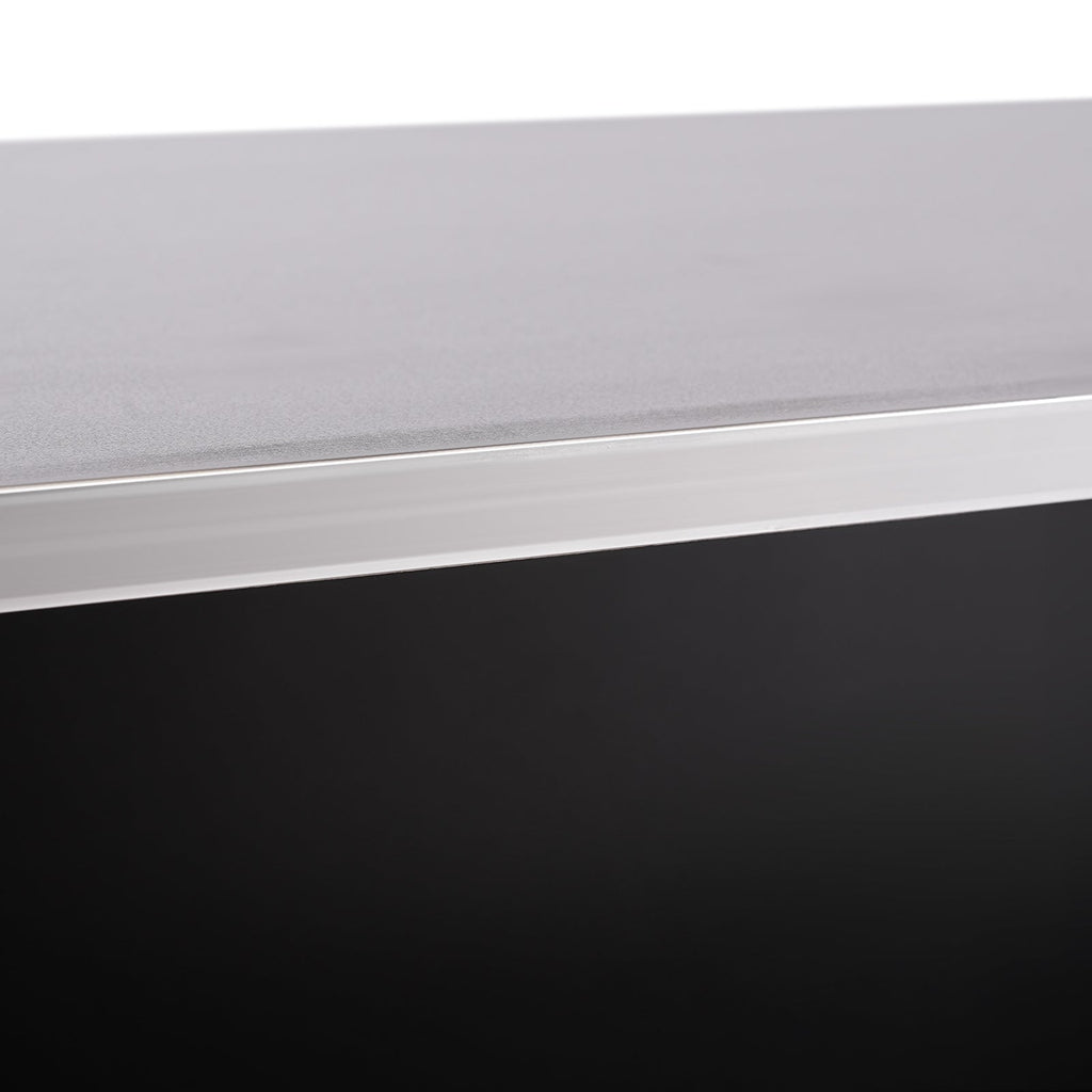 Foldable Event 19.5x47.75x42.75in bar Portable Cabinet Aluminum with Black TOOL1SHOoo Edging