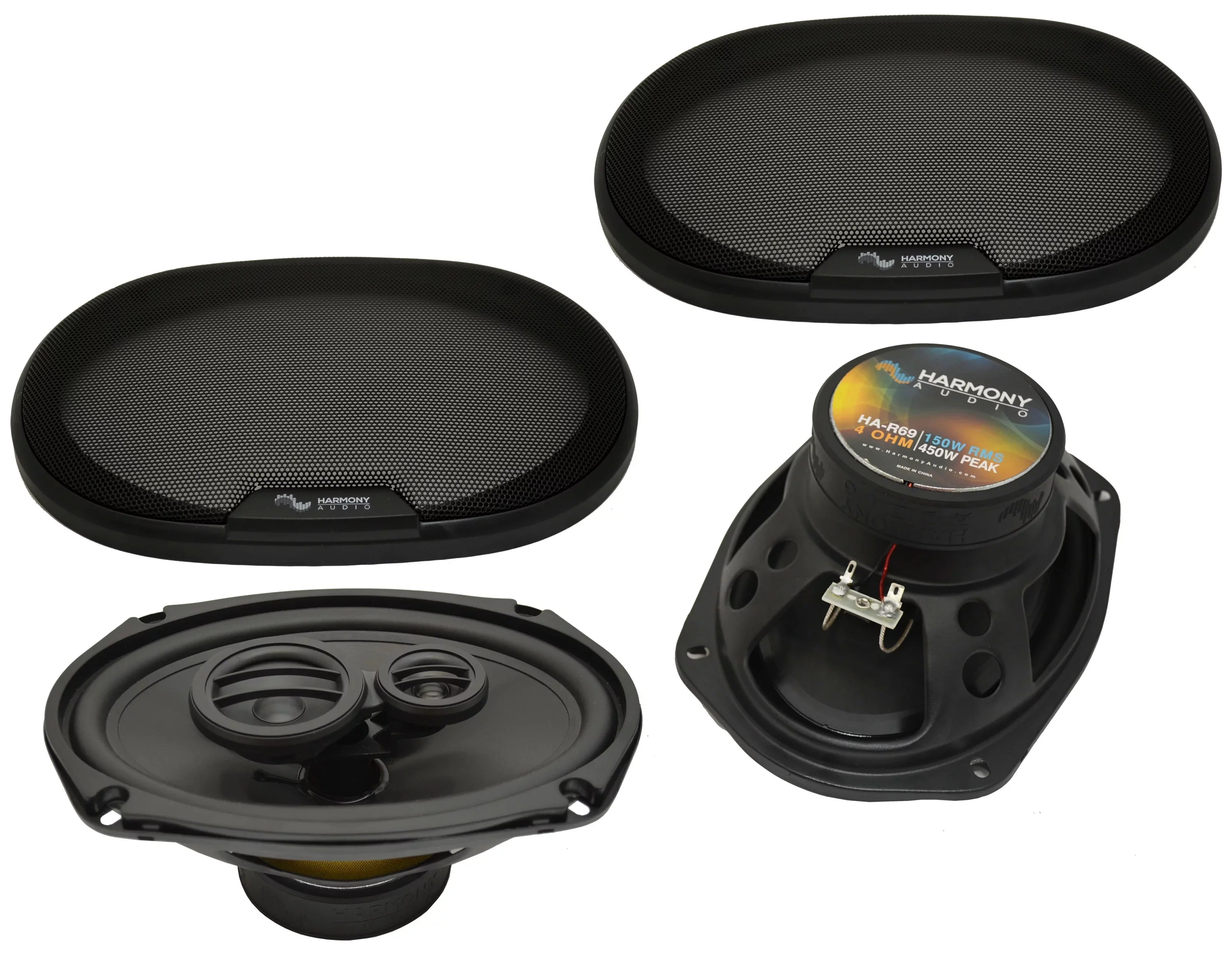 Speaker Package New Upgrade Factory Harmony 2007-2012 Caliber (2) R69 Dodge