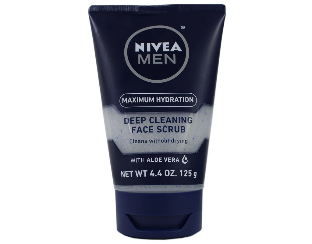 3 oz Face - Scrub Each for (125 Men Pack Nivea Energizing G) 4.4