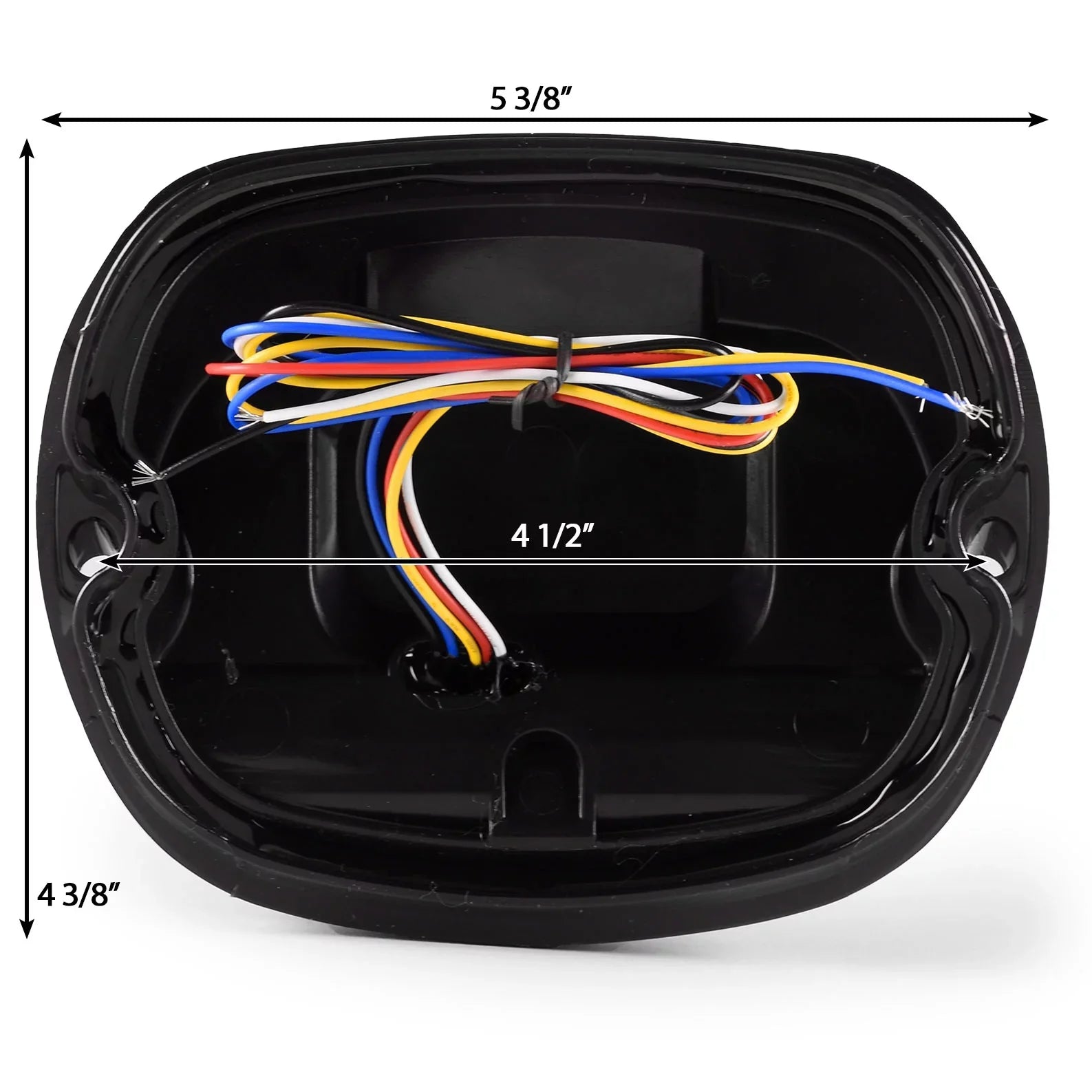 Profile Light Ultra Tail Brake Electra Most FLHTCU Classic Fits LED 6-1/4" 1999, Round Krator Running Turn Low Davidson Compatible with Smoke Light Signals Glide Light - Harley 2007-2014 Headlights