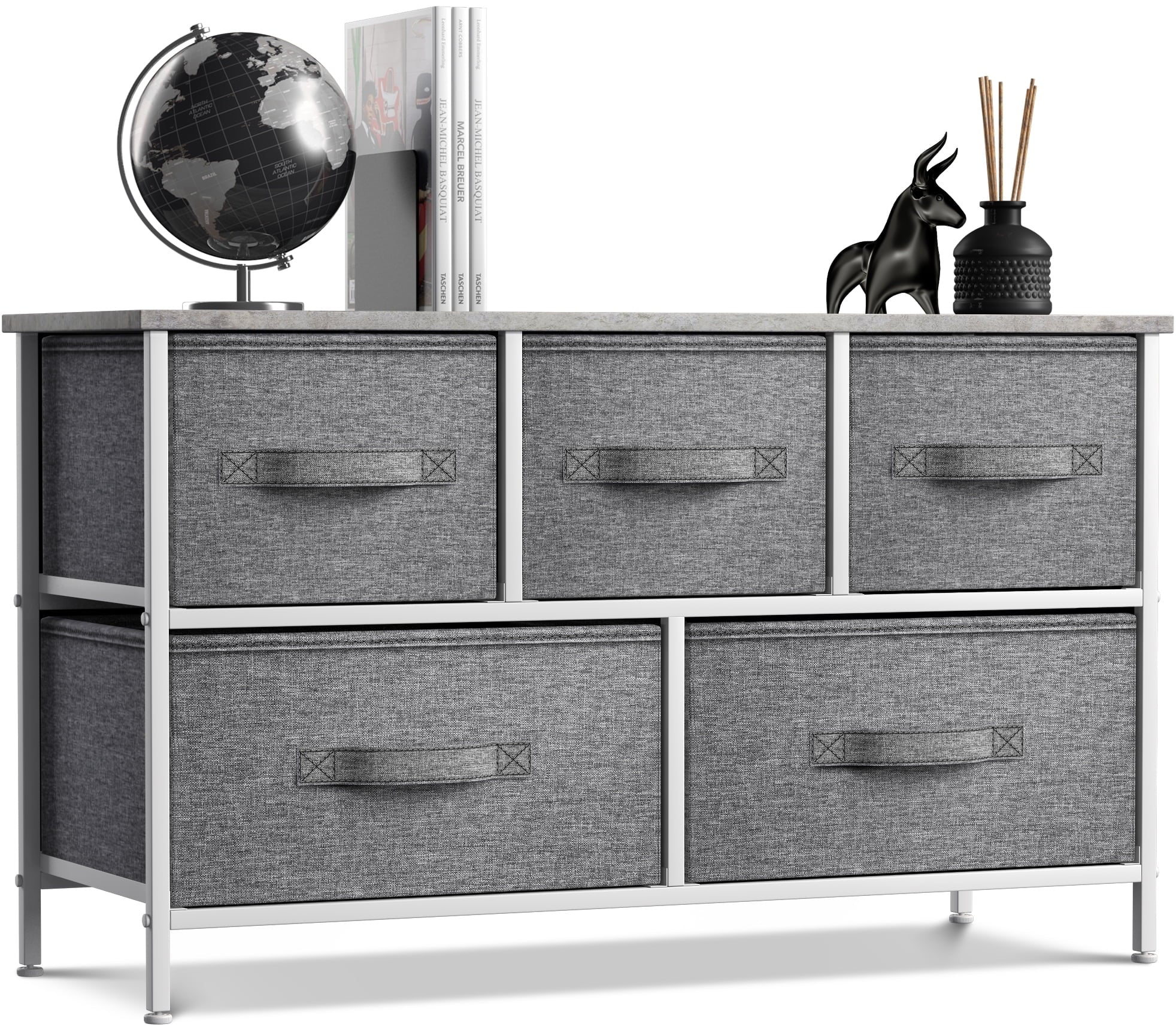 Storage Cube Grey Dresser -