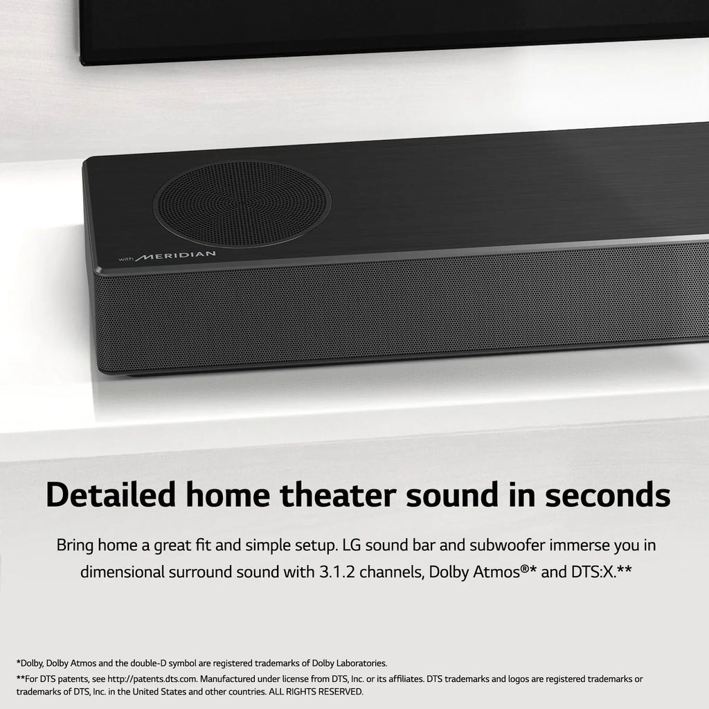 with Soundbar 3.1.2 Res High Restored Pass-Through, Dolby and Atmos Audio 4K (Refurbished) SPM7A LG Channel