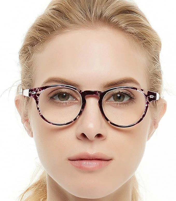 CHIARI OCCI For Lightweight Women(Purple,3.0) Glasses Acetate Designer Stylish Reading frame