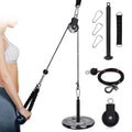 Gym Upgraded Biceps Attachment System Rotation 360 Machine Training Arm Fitness Pulley Detachable Home Workout Pulley with Degree Super-Silent Pin Triceps Cable Strength Equipment Loading