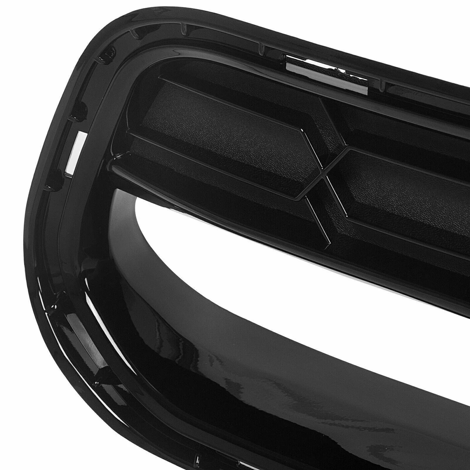 Black Cover Front Corvette Plastic Z06 All design for Front Bracket) Bumper Lower Models Painted Chevrolet Glossy Kojem C7 Camera 2014-2019 (W/O Grille