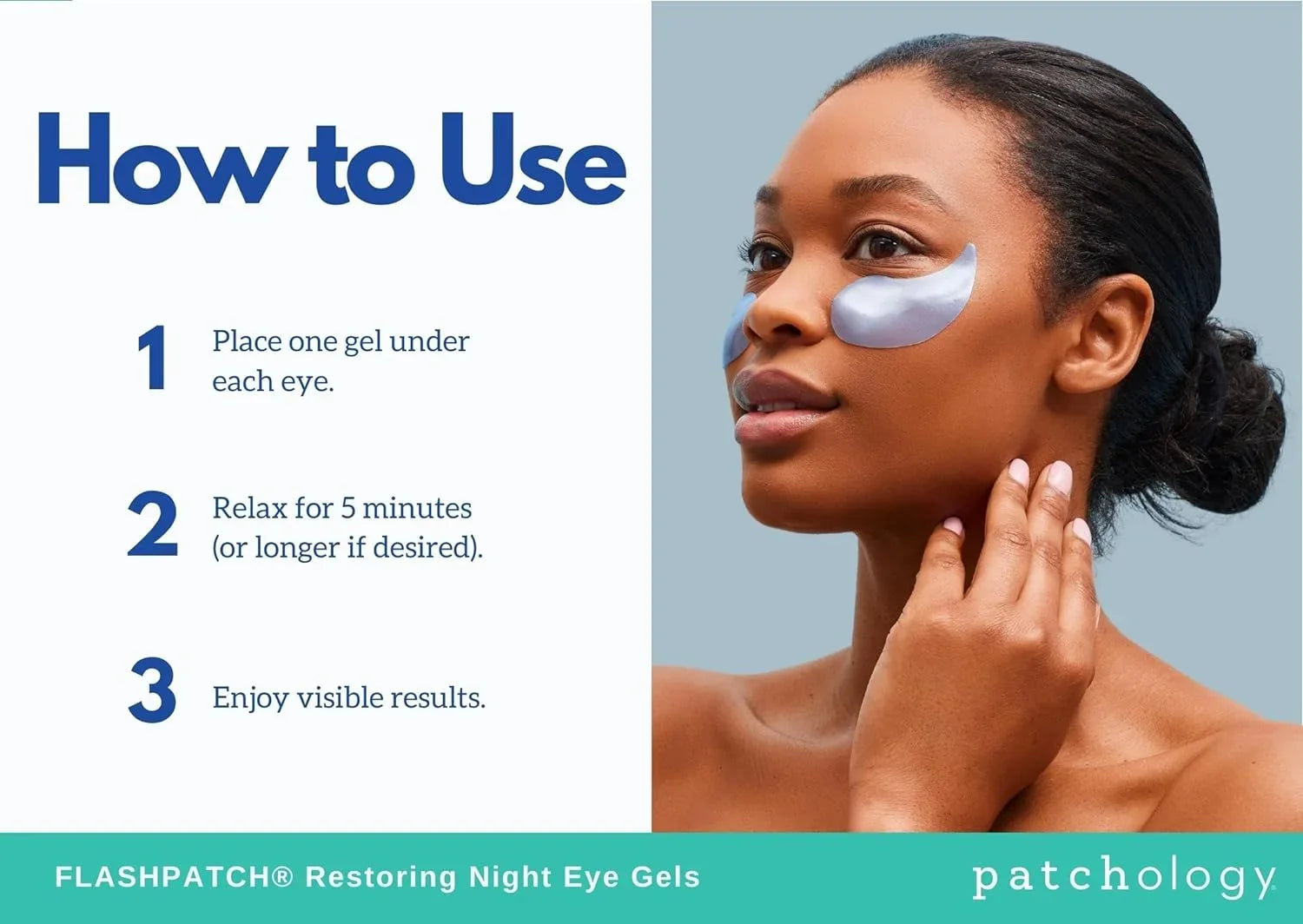 Masks, 30 Night Eye Patchology Gels FlashPatch Under Restoring Eye Count