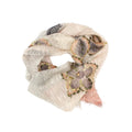 Sidney in Cotton Byron Silk Scarf and and Pink Cream Aventura