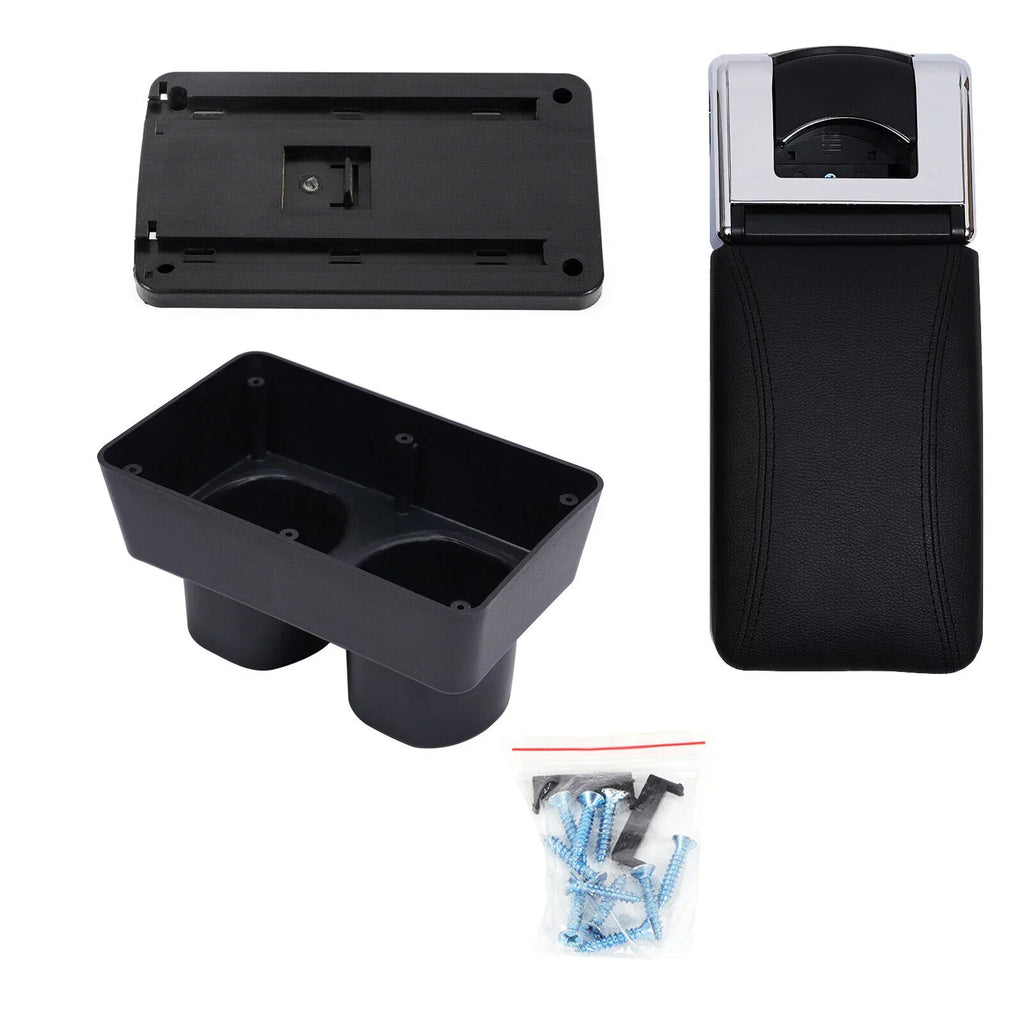 Center 07-2011 Storage Hatch Container Black Armrest Nissan Console Versa 2012 Box For