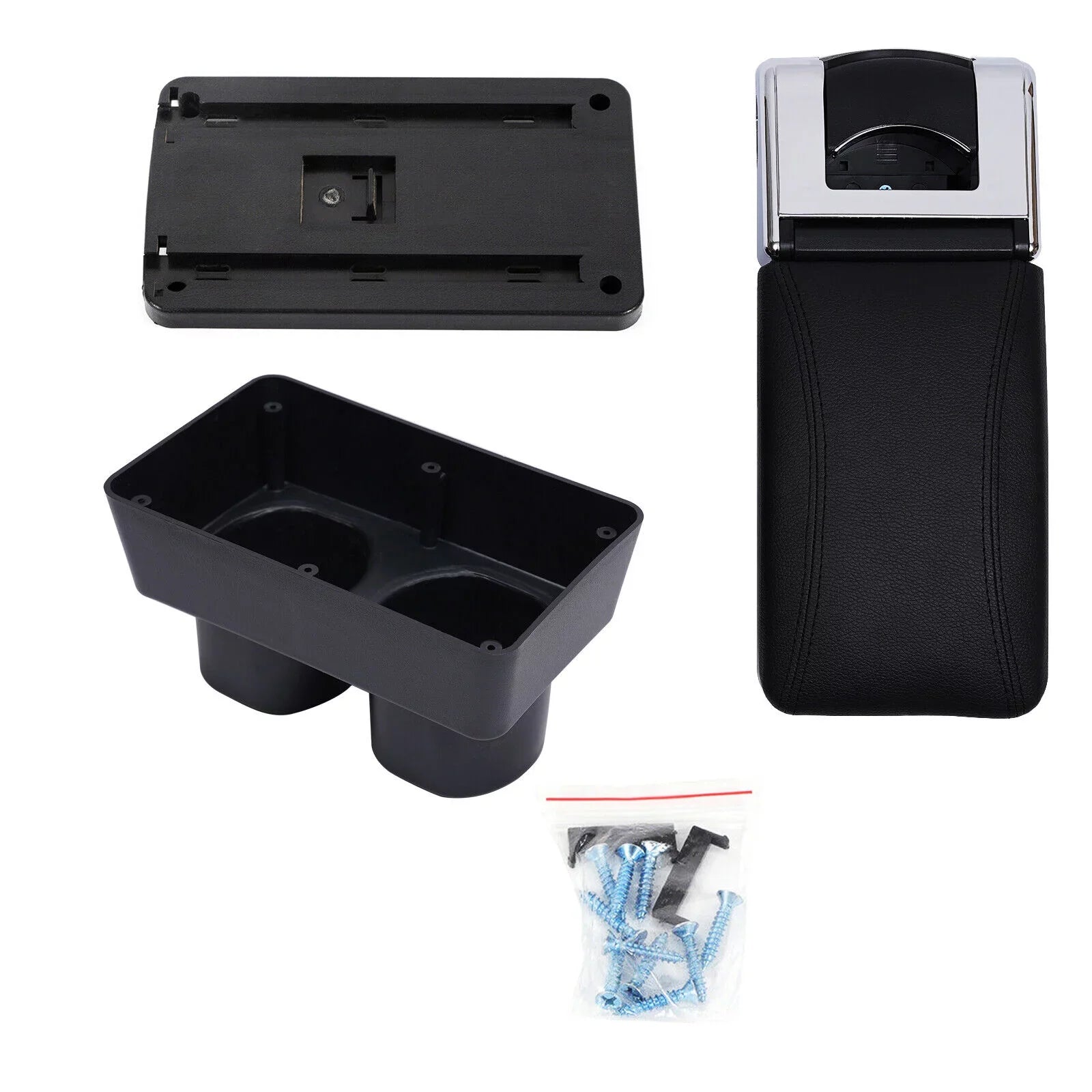 Center 07-2011 Storage Hatch Container Black Armrest Nissan Console Versa 2012 Box For