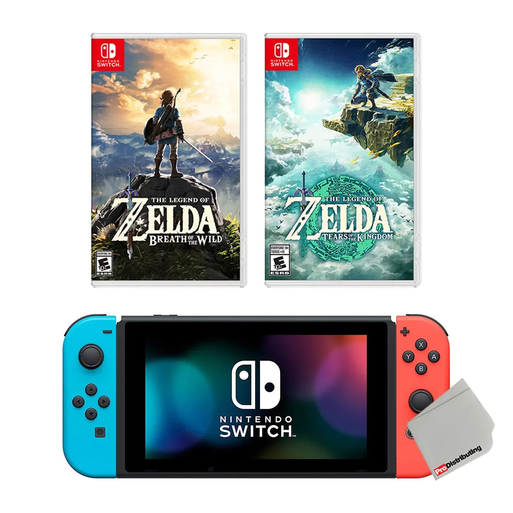 Legend and Nintendo the Breath Switch Tears the of Wild Kingdom of 32GB Console Zelda: of with The Bundle