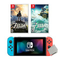 Legend and Nintendo the Breath Switch Tears the of Wild Kingdom of 32GB Console Zelda: of with The Bundle