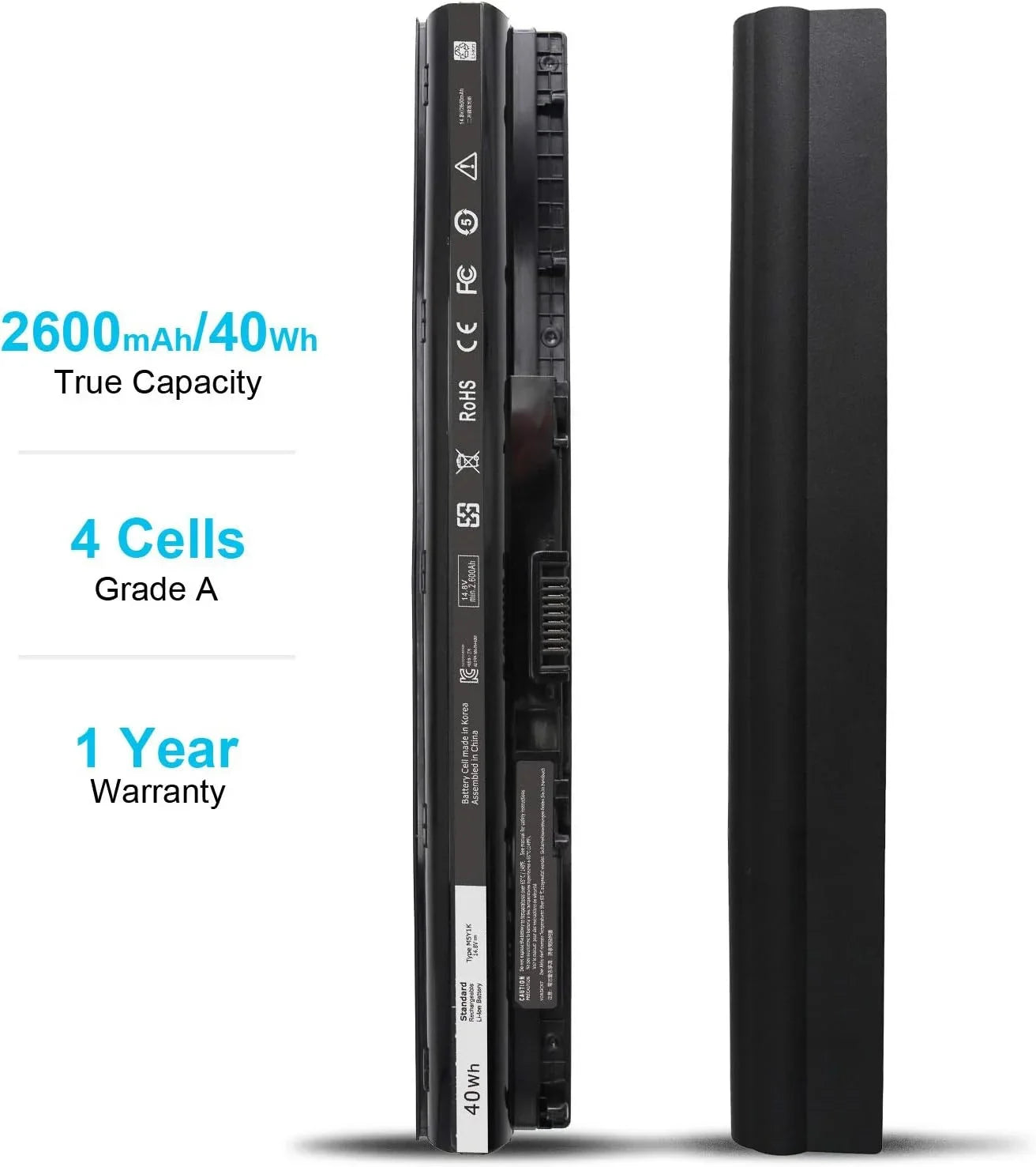 5559 5566 y Series 3000 5000 M5Y1K 3567 3552 3551 40Wh Inspiron 5758 15 5759 5555 17 3558 14.8V for 5558