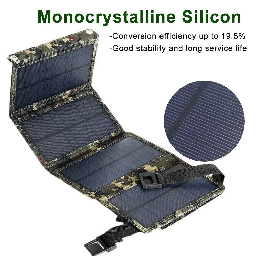 Hiking Battery Camping High Foldable 80W Panel Rechargeable Charger USB Solar exterior Phone Portable grade