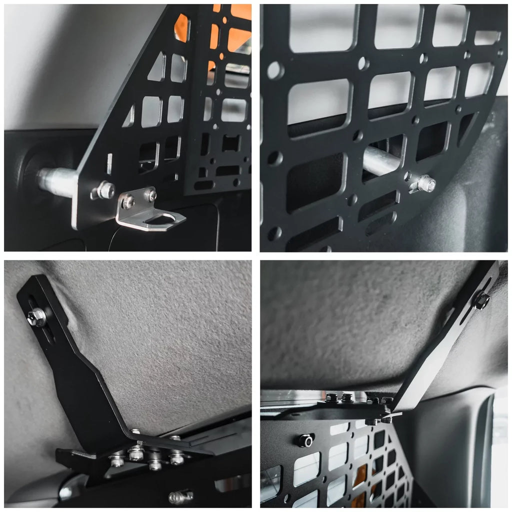 Storage Shelf BAKOD MSW100 Toyota Window 4Runner Molle Panel for Set MSPS100 Black 2010-2023