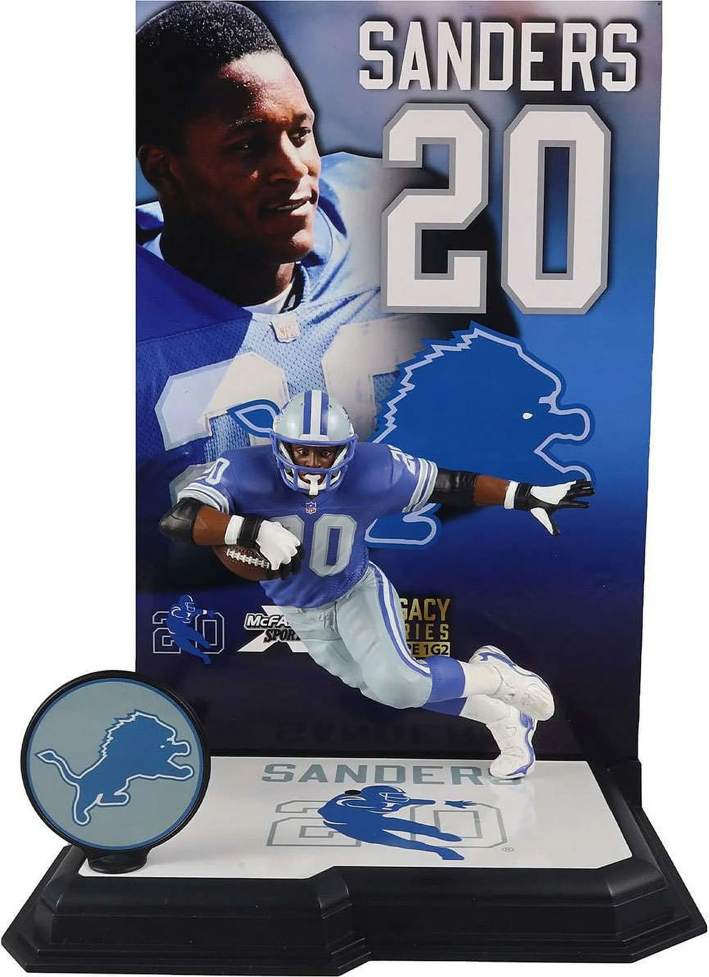Sanders (Gold Barry (Detroit) Label) (Blue) Figure McFarlane 7" Posed