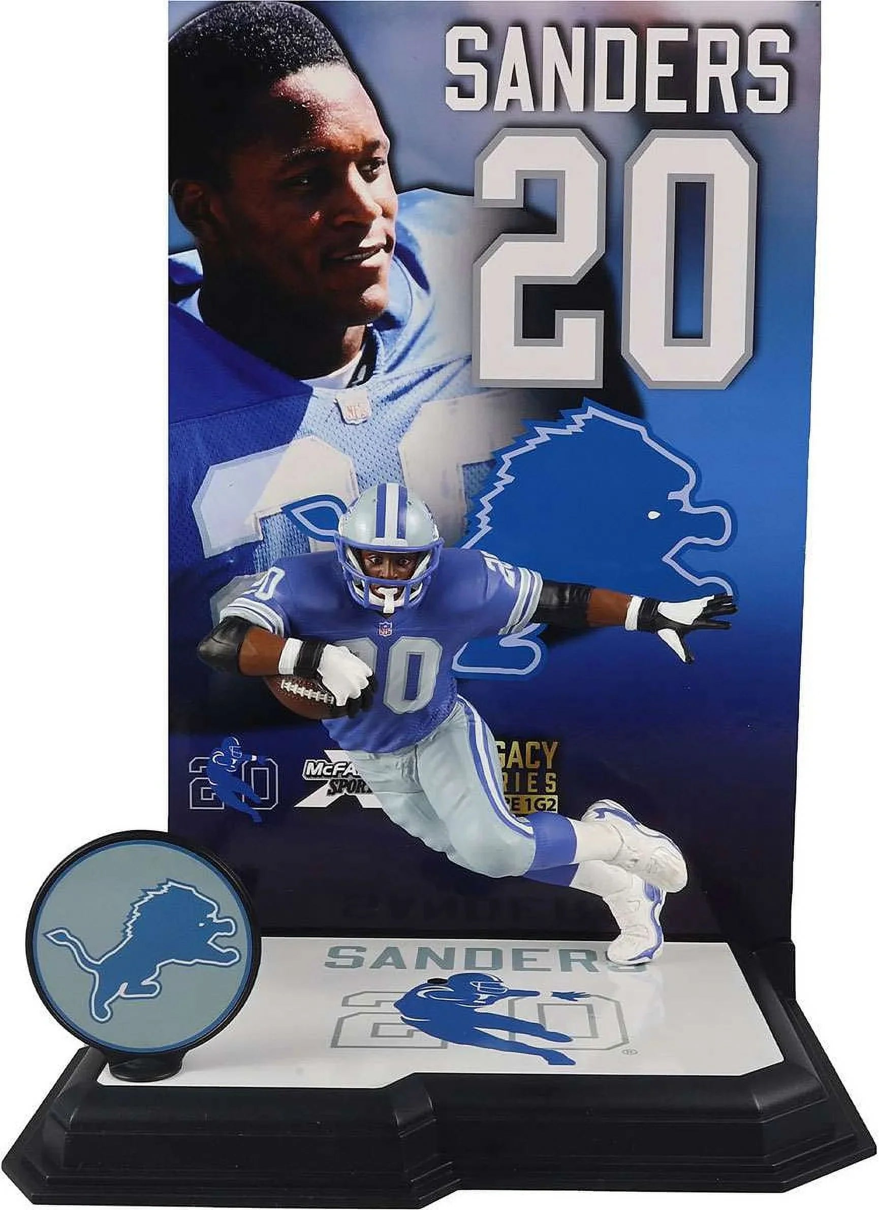 Sanders (Gold Barry (Detroit) Label) (Blue) Figure McFarlane 7" Posed