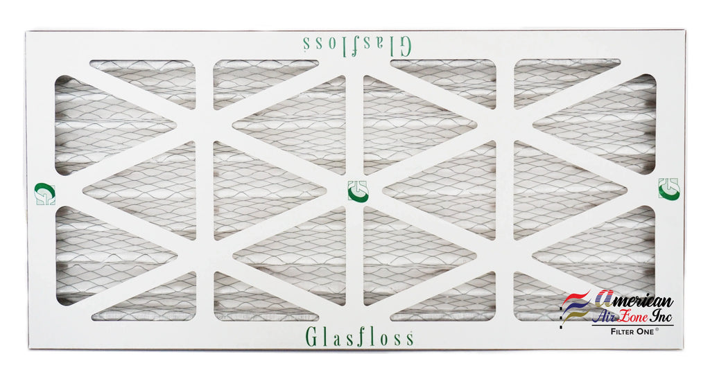 Glasfloss 4) Filter - 10 Made MERV - In of Filter Pleated Air USA. Furnace 12x25x2 The 2" Home Office - (Pack Air or HVAC AC or - - Filter - Air