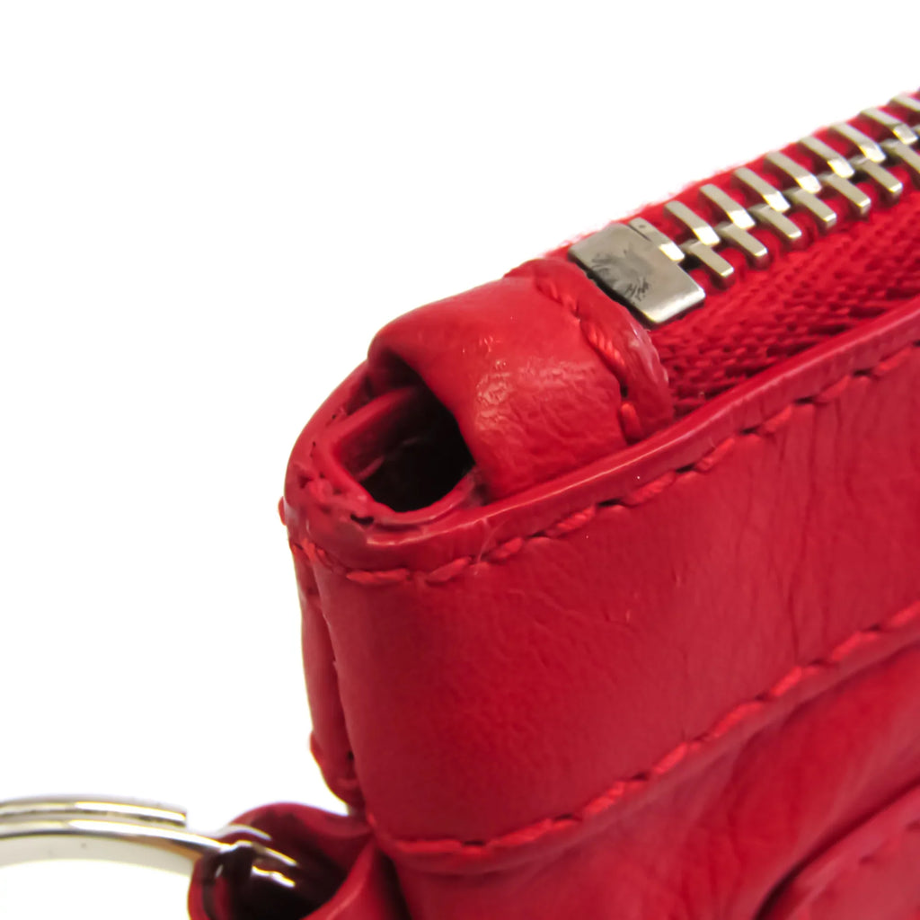 (Good) Women's Red Clutch Pre-Owned Bag Color Balenciaga 273022 Leather
