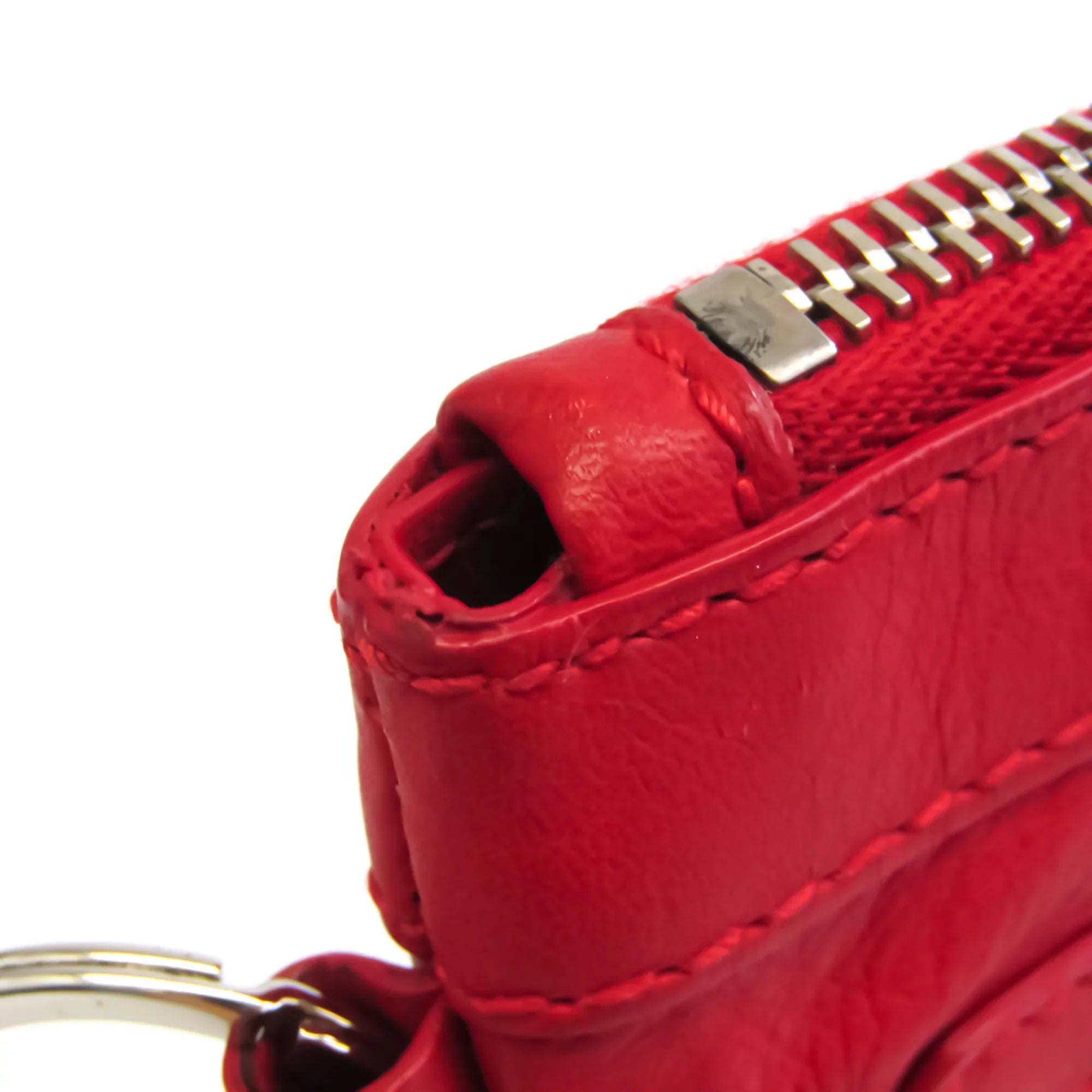 (Good) Women's Red Clutch Pre-Owned Bag Color Balenciaga 273022 Leather