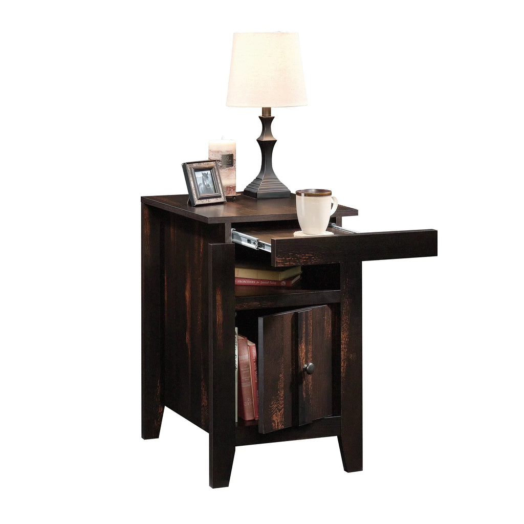 End Char Sauder Dakota Finish Table, Pass Pine