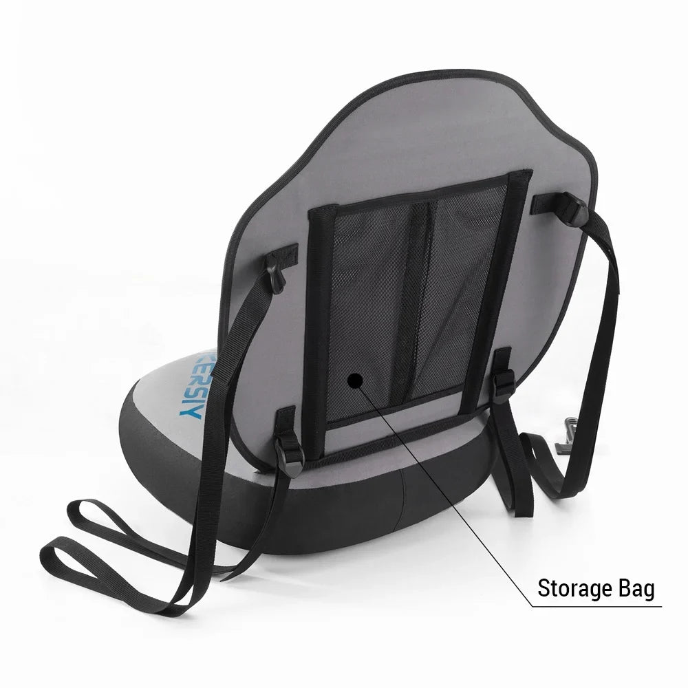 Kayak Paddle Accessory Seat Board Back with Detachable Kayaking Seat Inflatable Comfortable Support Adjustable WKERSIY