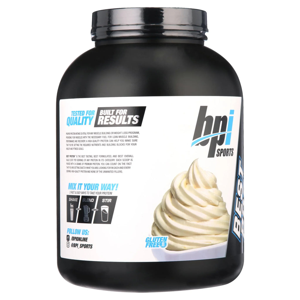 Protein Sports Best 72 Servings Vanilla Swirl, Protein BPI