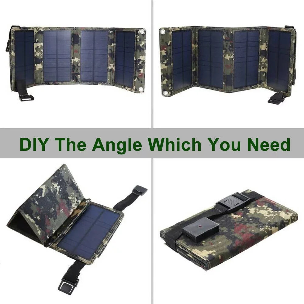 Hiking Battery Camping High Foldable 80W Panel Rechargeable Charger USB Solar exterior Phone Portable grade