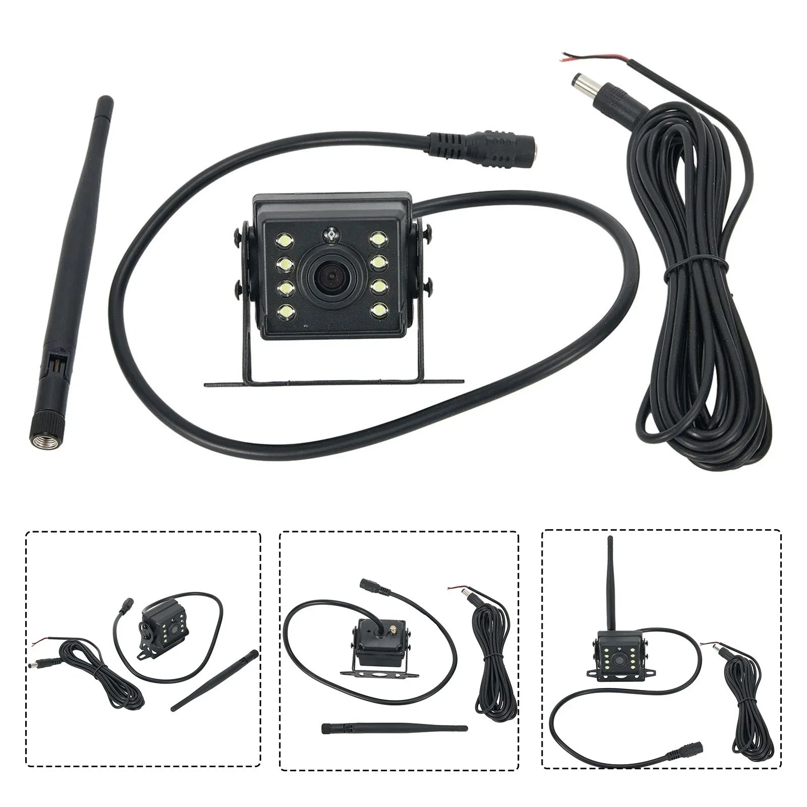 WIFI Camper shockproof Bus Trailer RV Reversing Camera View Rear Wireless Truck