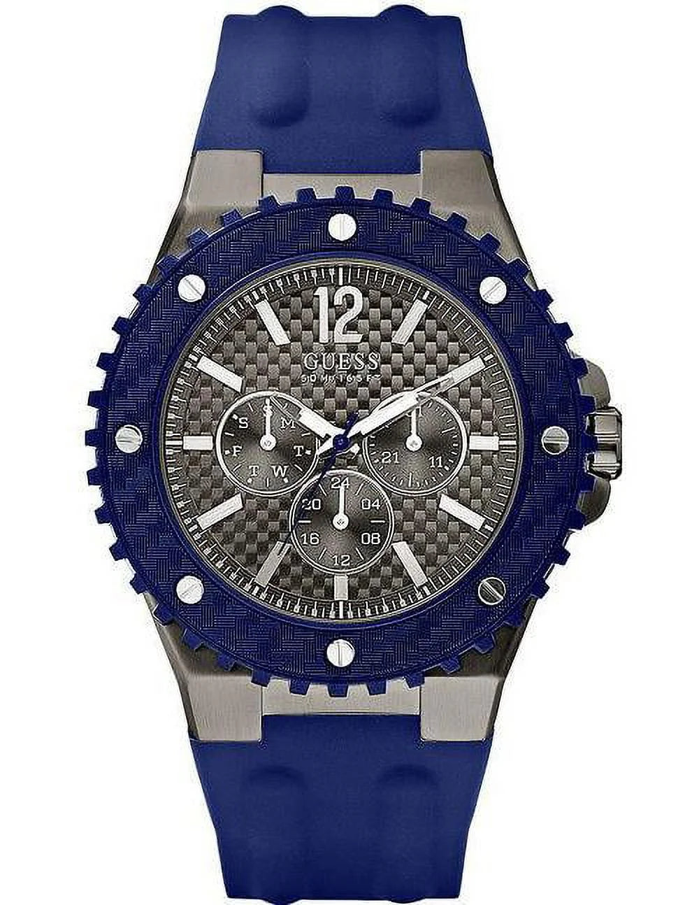 U12655G1 Blue Watch Men's Silicone Guess