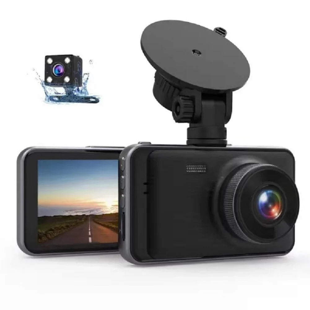 3 rear recorder video recorder DVR view dual car HD Driving inch vision 1080P night recording