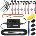PRUVEEO Protection and Intelligent 98% USB Fit Cam for Low-Voltage Hardwire Cam, Mini Dash Dash Kit, Adjustable 13ft