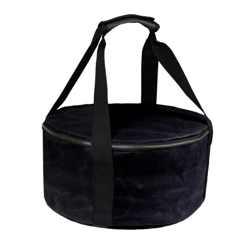 Bag Multipurpose ,exterior 12" for Carry Dutch Accessories Durable Camping Storage Black Bag BBQ Handbag Activities Container - Oven Cookware ,Fishing