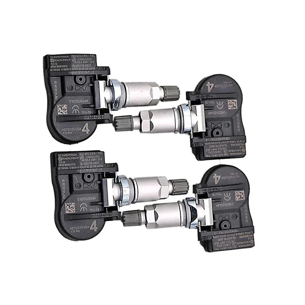 Nissan Pressure Teana Ii Tpms 407003vu0a Sensors Qashqai 433mhz Tiida 4pcs For Sensor Rogue 40700-3vu0a X-trail Tyre Pulsar