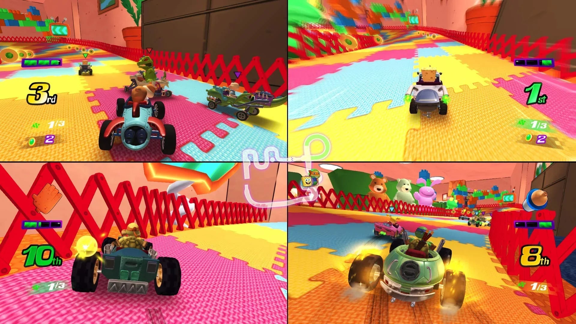 Racers: Switch Ultimate Nickelodeon Nintendo Racing Experience Kart for