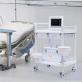 Duty Drawers Utility Rolling 2 Salon for 360°Rotate Trolley Dirt Cart Spacious Medical Tier Miumaeov Hospital Heavy Beauty Clinic Medical Buckets Dental Trolley Wheels with