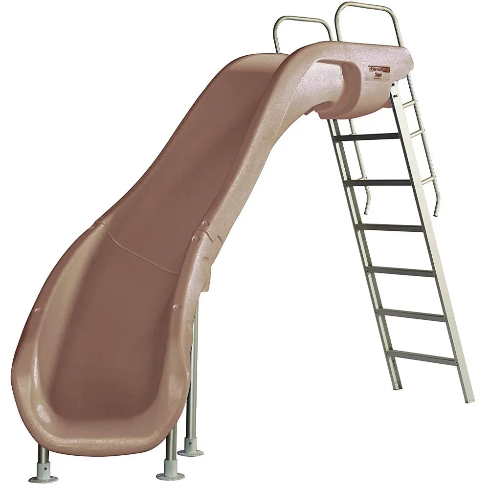 Pool Slide Pools 610-209-58210 Curve for S.R. Smith Swimming Left Taupe Rogue2